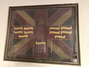King's Colour of the 2/7th (City of London) Battalion The London Regiment