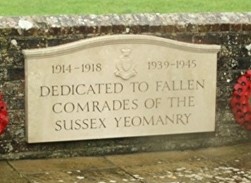 Memorial Sussex Yeomanry Charlton