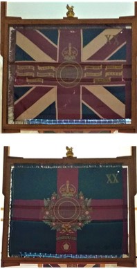 Colours of 19th (County of London) Battalion The London Regiment (St Pancras)